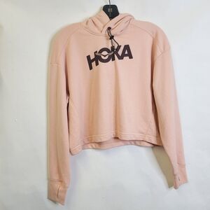 Hoka one one cropped hoodie